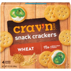 Crav'n Crav'N Flavor Wheat Snack Crackers