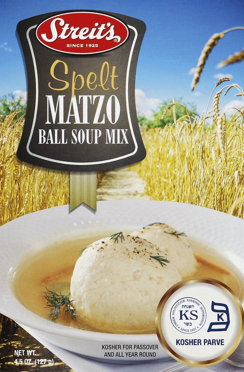 slide 4 of 4, Streit's Spelt Matzo Ball Soup Mix, 4.5 oz