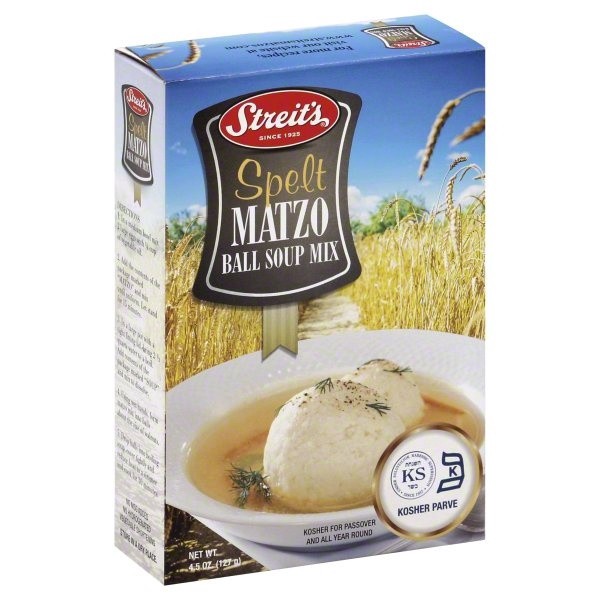 slide 1 of 4, Streit's Spelt Matzo Ball Soup Mix, 4.5 oz