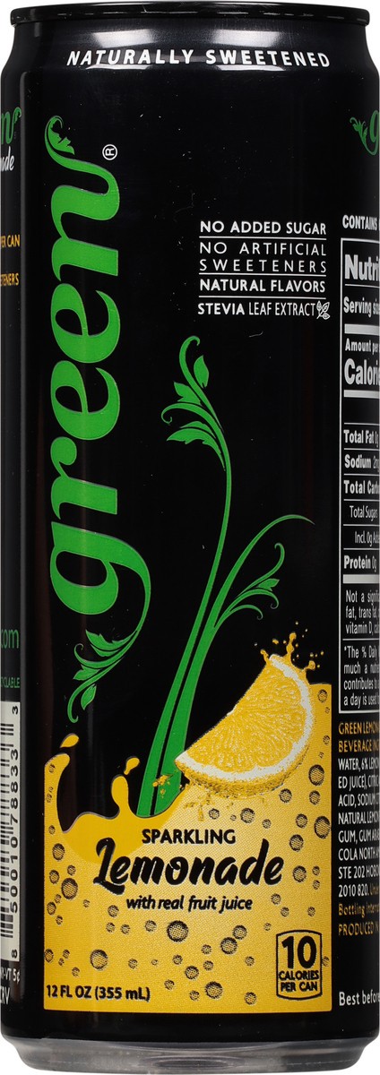 slide 3 of 13, Green Cola Sparkling Lemonade with Real Fruit Juice - 12 fl oz,