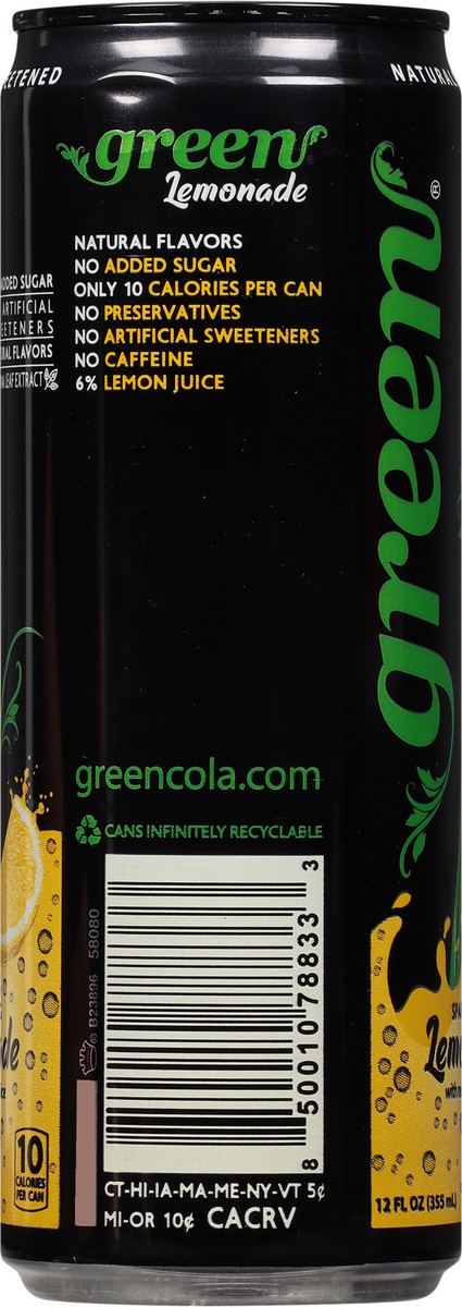 slide 8 of 13, Green Cola Sparkling Lemonade with Real Fruit Juice - 12 fl oz,