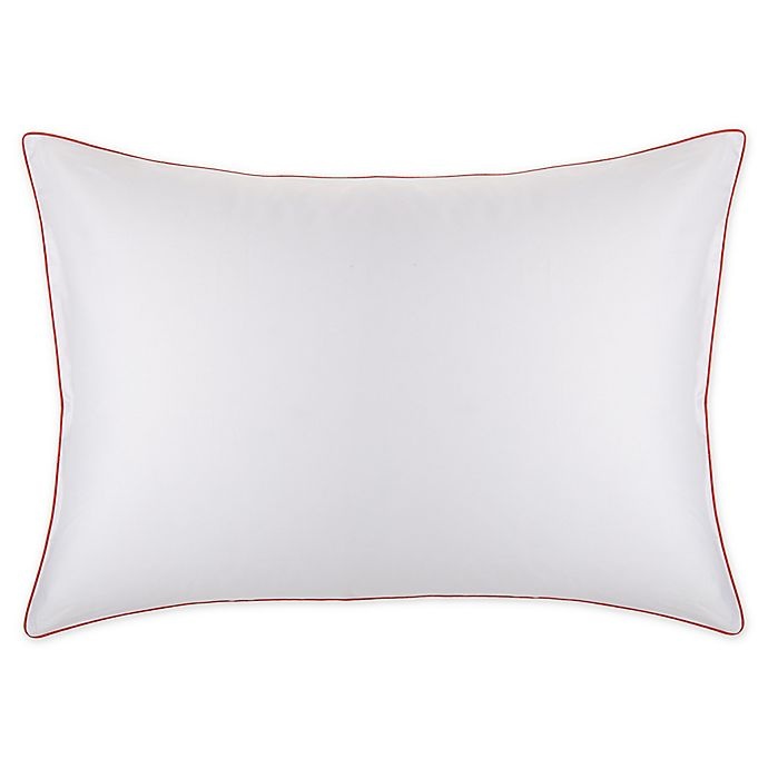 slide 1 of 1, Frette At Home Post Modern King Pillow Sham - White/Coral, 1 ct