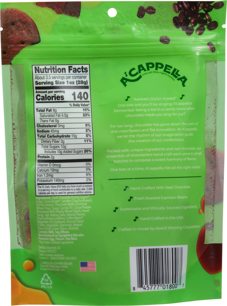 slide 7 of 9, A'Cappella Irish Cream Mud Pie Dark Chocolate Bark - 3.4 oz, 4 oz