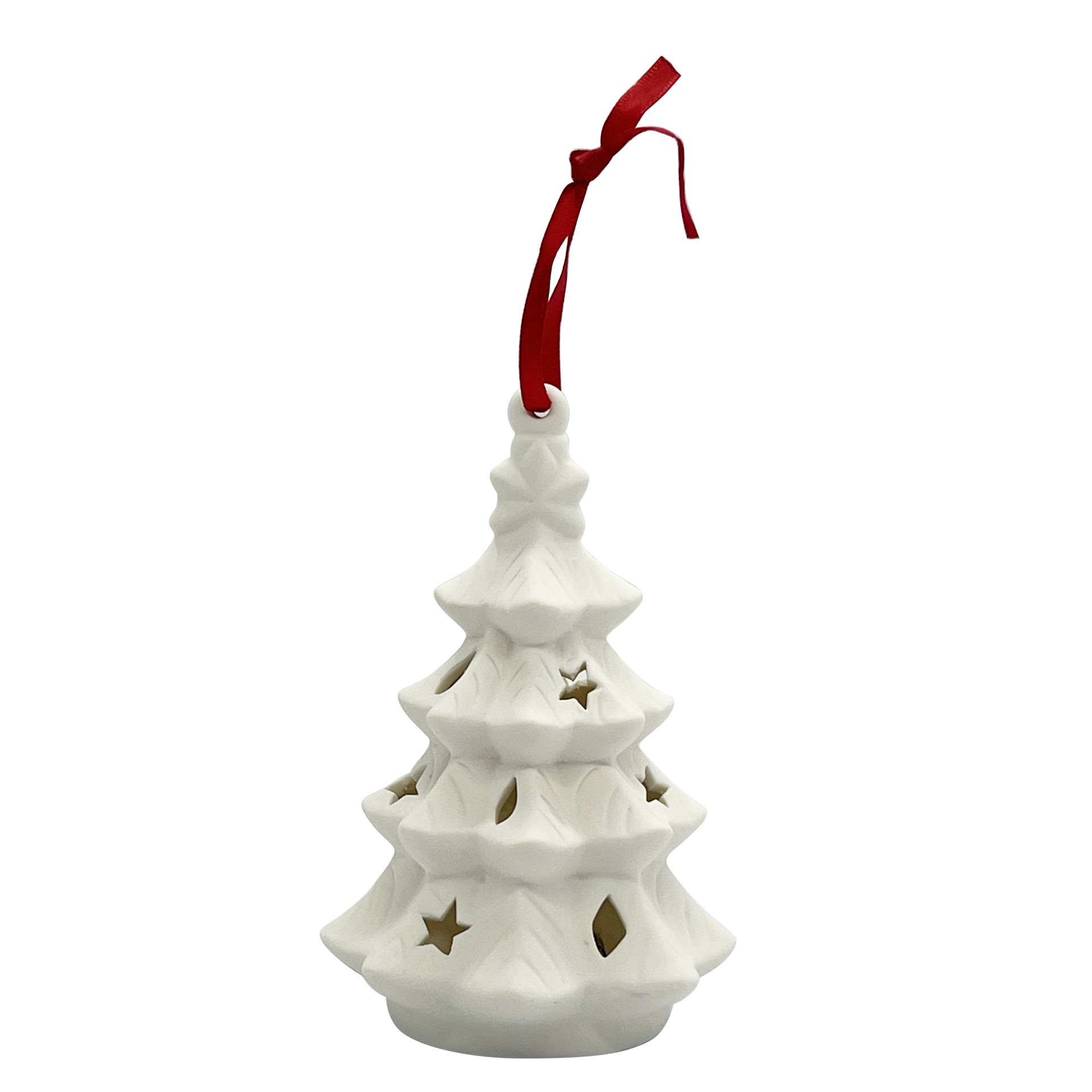 slide 8 of 8, 4.75" Diy Led Ceramic Tree Ornament By Make Market, 4.75 in