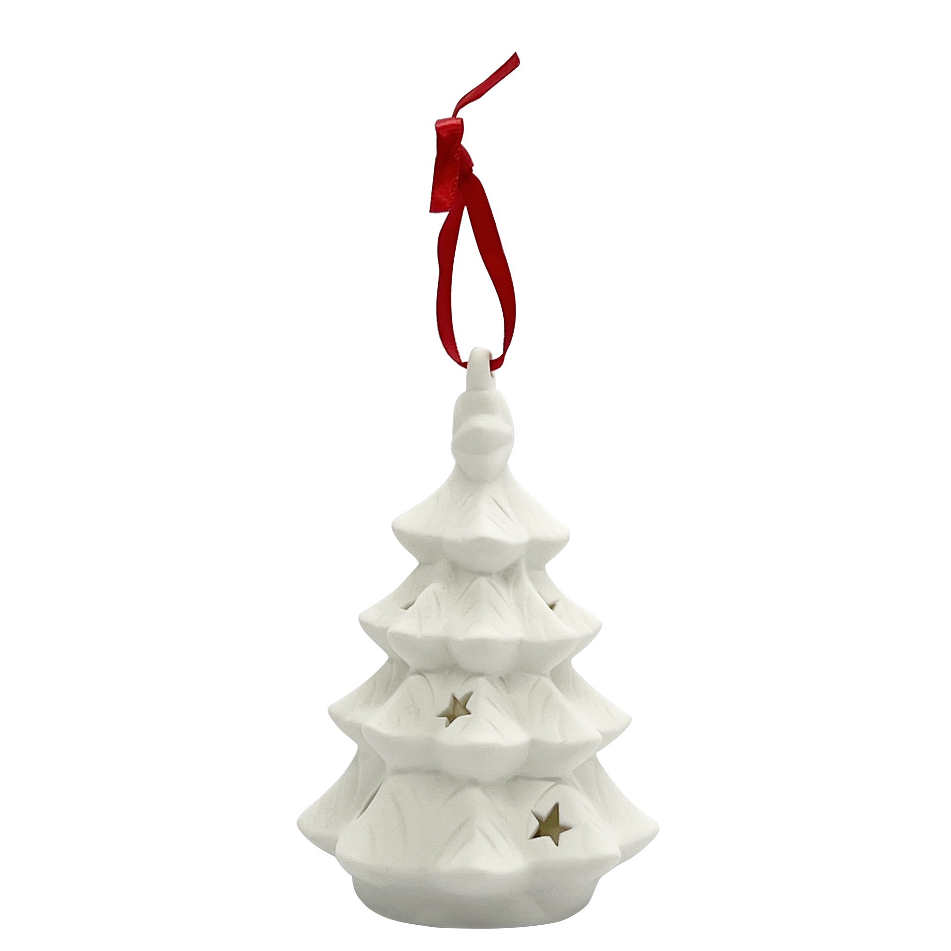 slide 7 of 8, 4.75" Diy Led Ceramic Tree Ornament By Make Market, 4.75 in