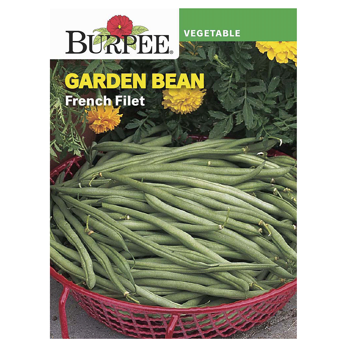 slide 1 of 1, Burpee Bean French Filet Seeds, 1 ct