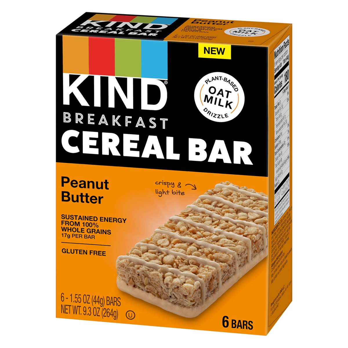 slide 5 of 9, KIND Peanut Butter Cereal Bars, 6 ct