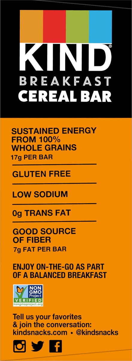 slide 4 of 9, KIND Peanut Butter Cereal Bars, 6 ct