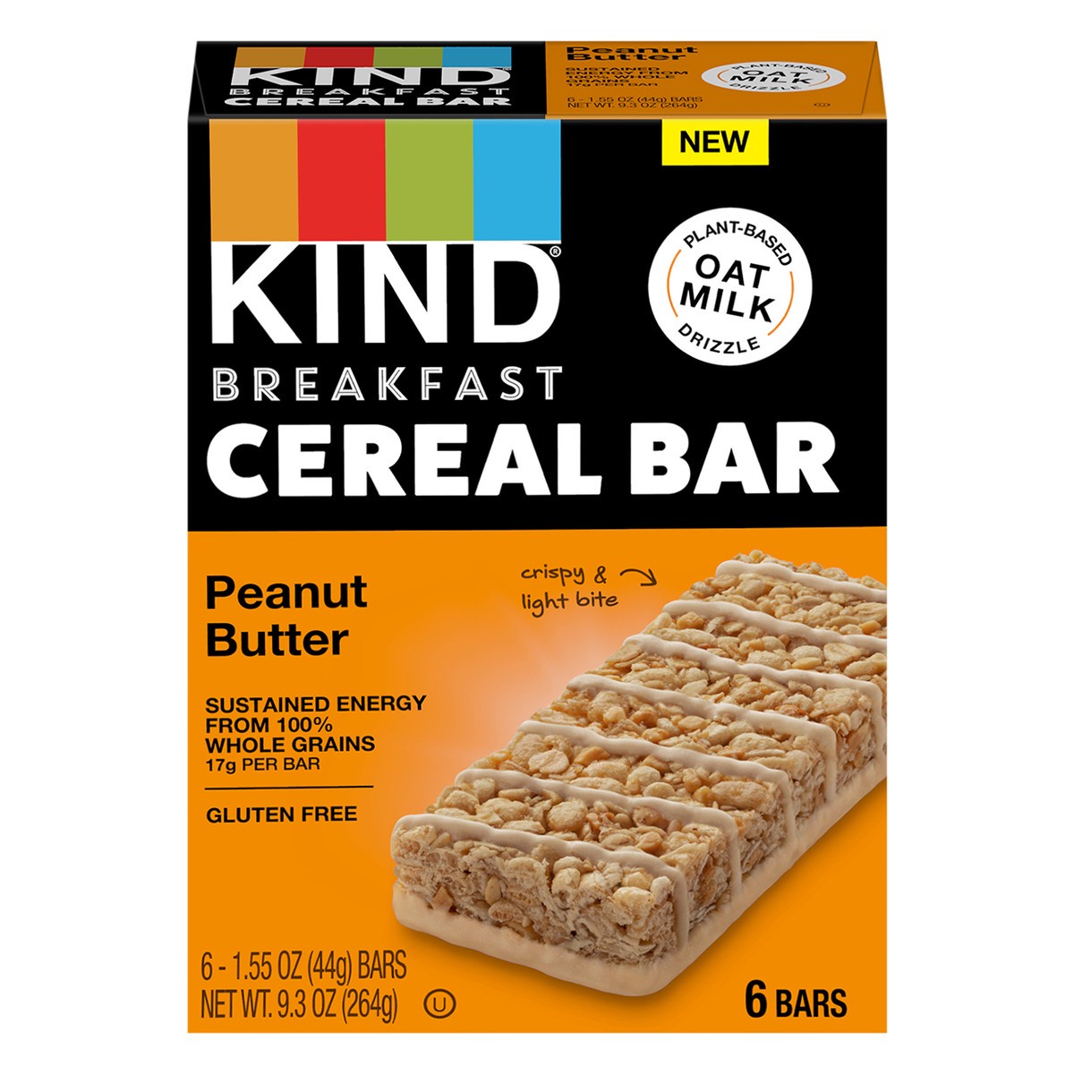 slide 1 of 9, KIND Peanut Butter Cereal Bars, 6 ct