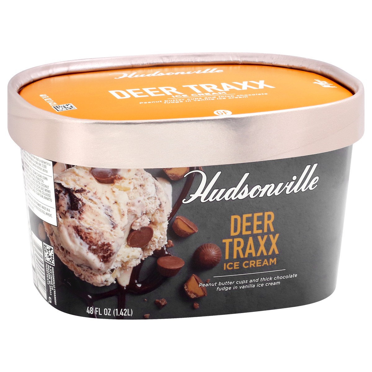 slide 2 of 13, Hudsonville Deer Traxx Ice Cream 48 oz, 48 oz