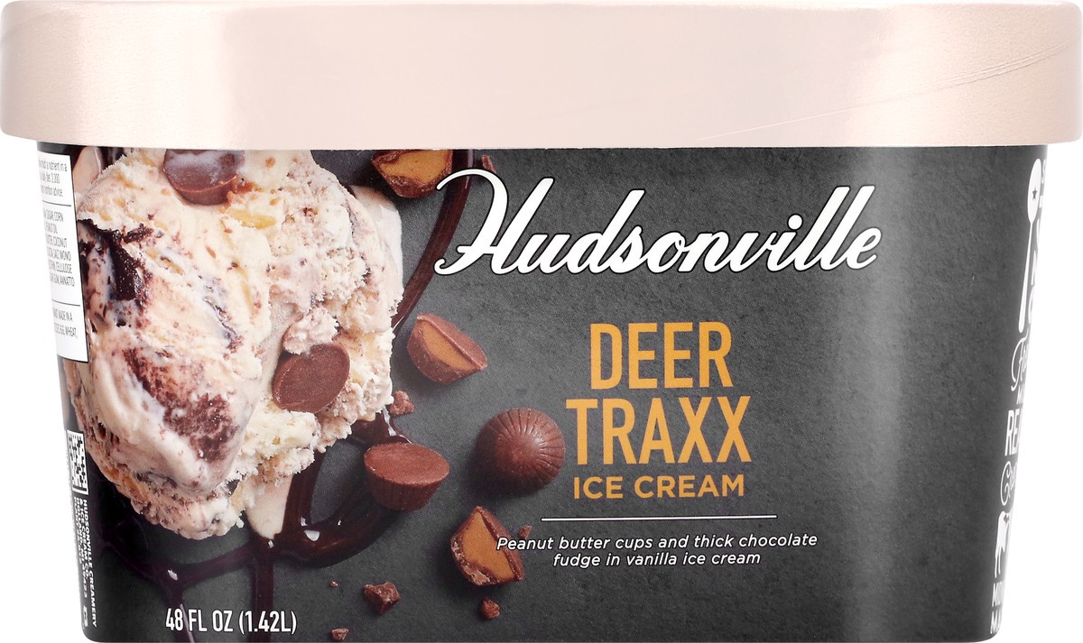 slide 1 of 13, Hudsonville Deer Traxx Ice Cream 48 oz, 48 oz