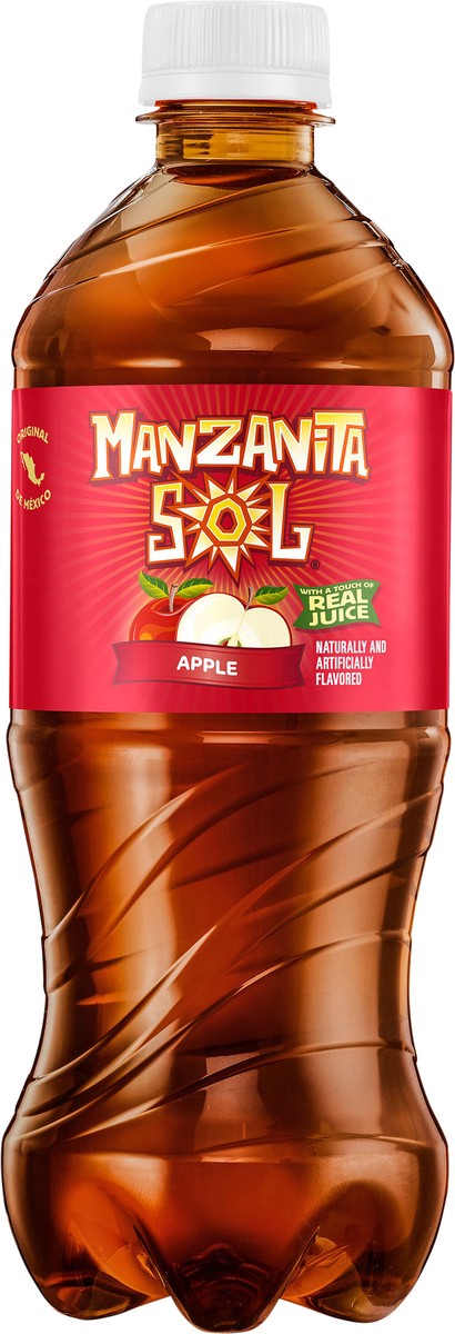 slide 3 of 4, Manzanita Sol Soda Apple Naturally & Artificially Flavored 20 Fl Oz, 20 oz
