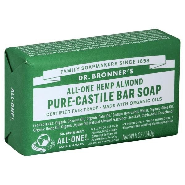 Dr Bronners All One Hemp Almond Pure Castile Bar Soap 5 Oz Shipt 7196