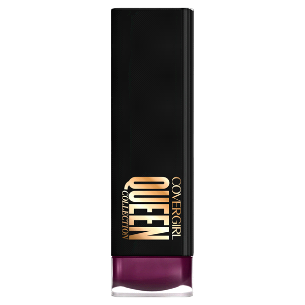 slide 1 of 1, Covergirl Queen Collection Lip Color Soft Matte Royal Violet, 12 oz