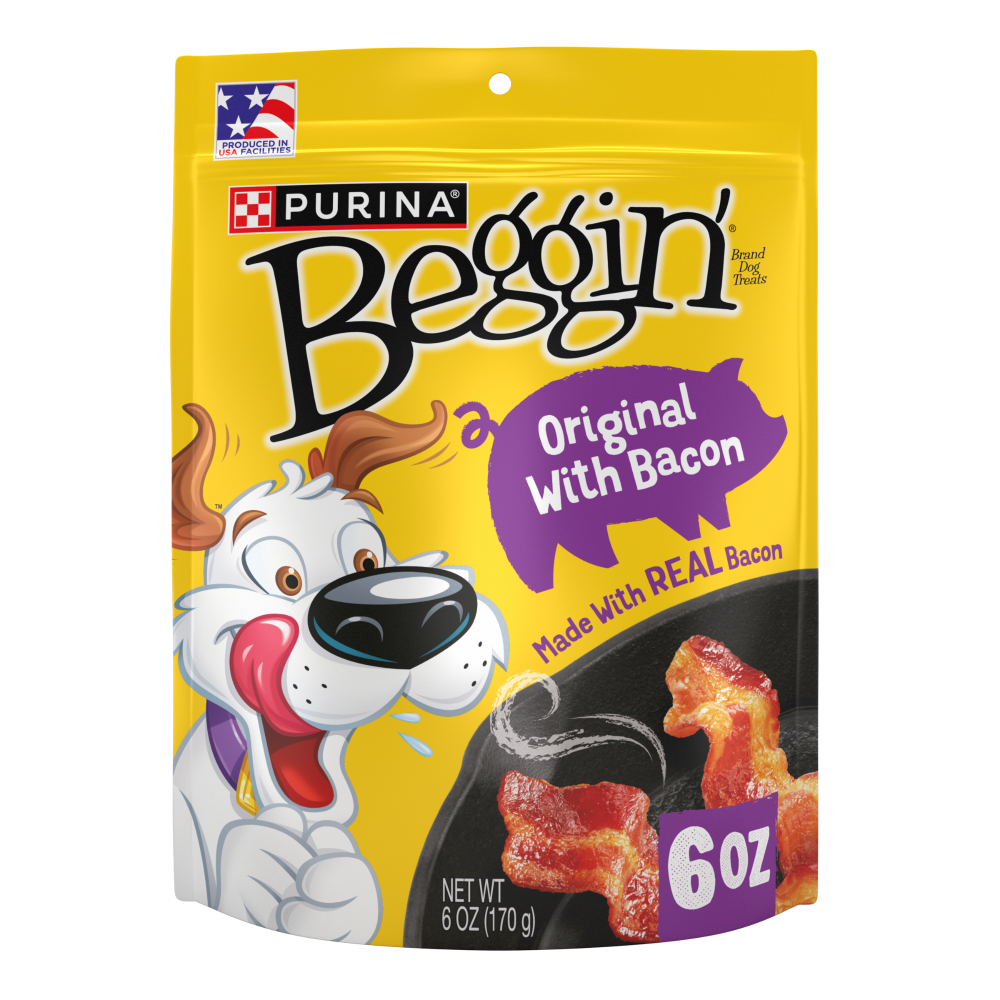 slide 1 of 1, Purina® Beggin"® Bacon Flavored Dog Treats, 6 oz, 6 oz