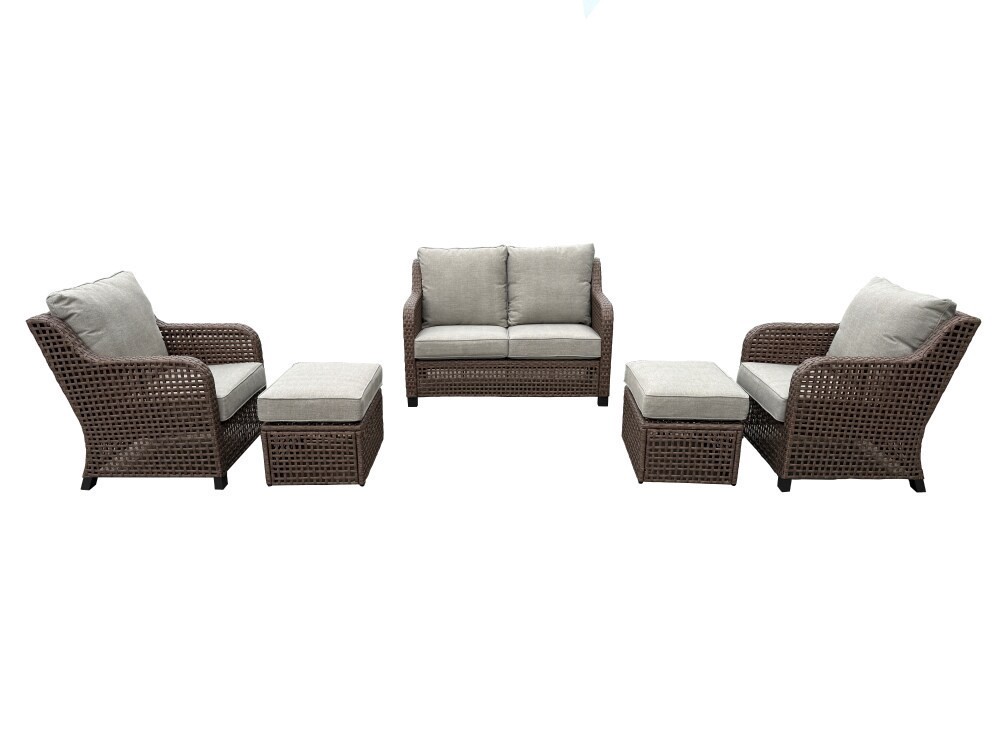 slide 1 of 1, HD Designs Outdoors Paityn 5-Piece Seating Set, 5 pc, 5 ct