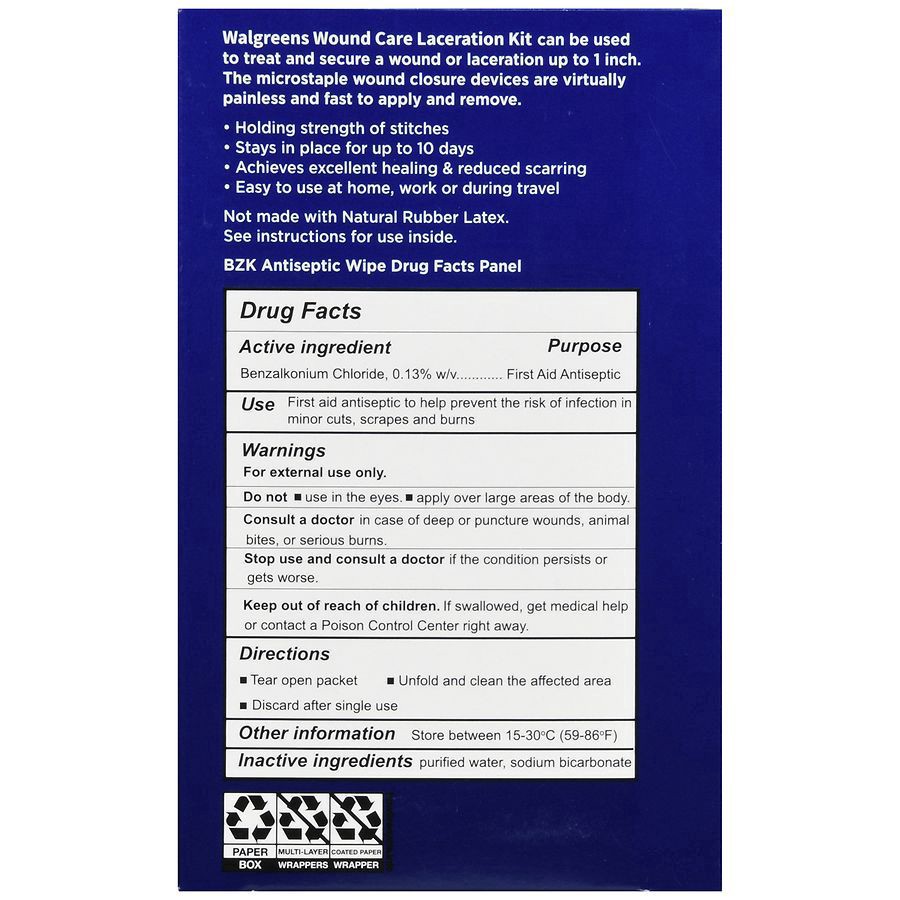 slide 2 of 5, Walgreens Wound Closure Laceration Kit, 1 ct