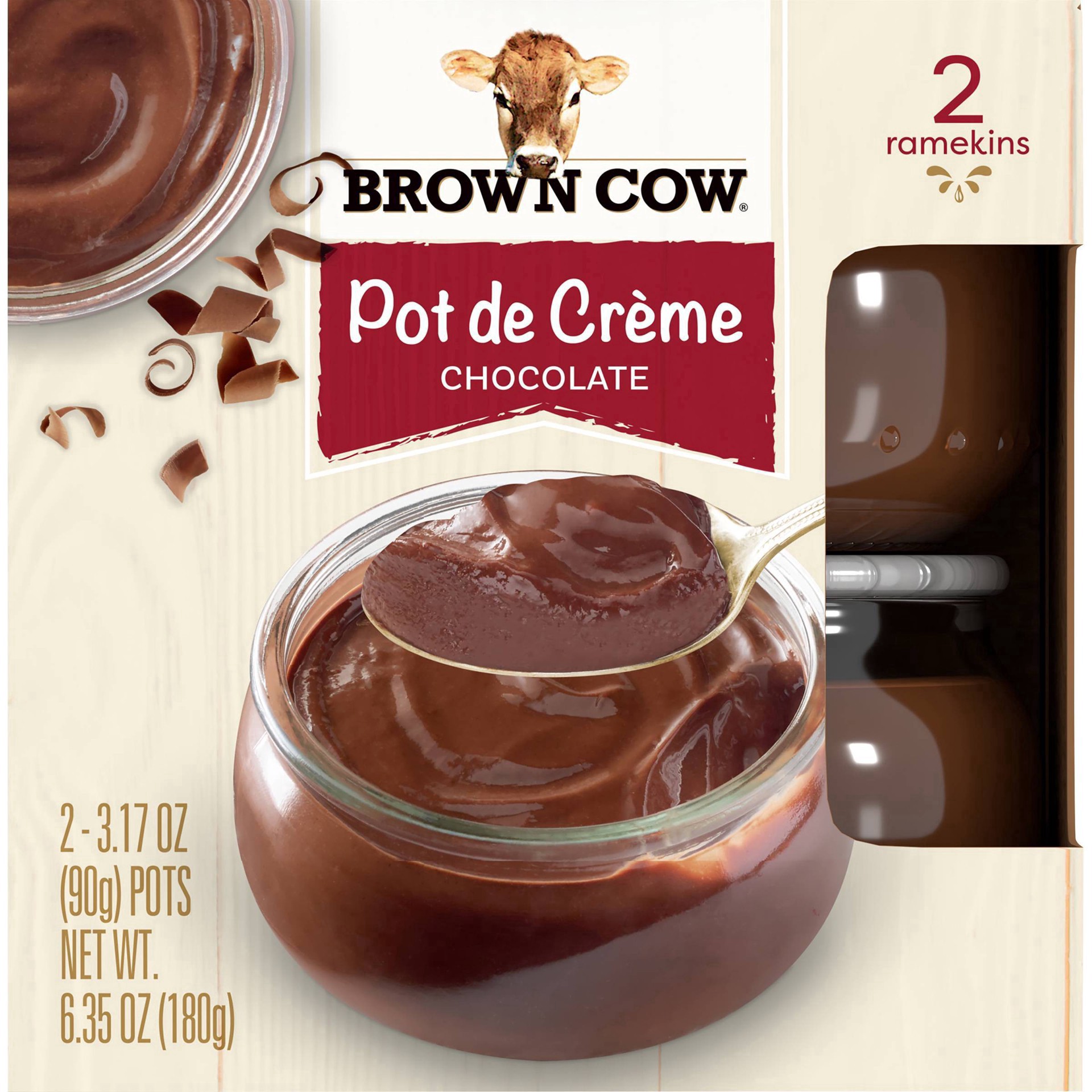 slide 16 of 18, Brown Cow Single Serve Chocolate Pots De Crème Dessert - 6.35oz/2ct,
