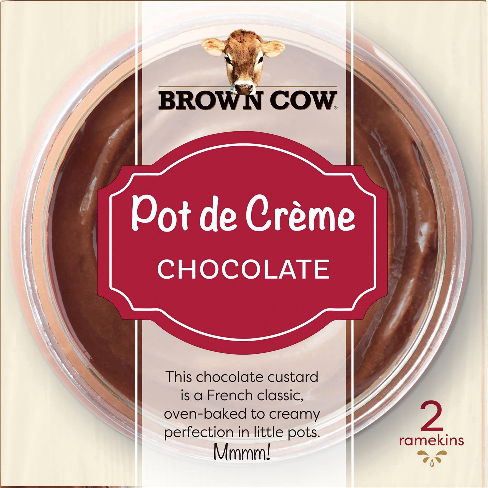 slide 6 of 18, Brown Cow Single Serve Chocolate Pots De Crème Dessert - 6.35oz/2ct,