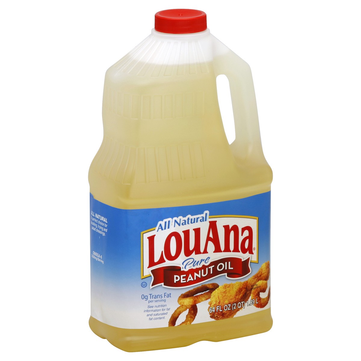 slide 6 of 13, LouAna 100% Pure Peanut Oil 64 oz, 64 fl oz