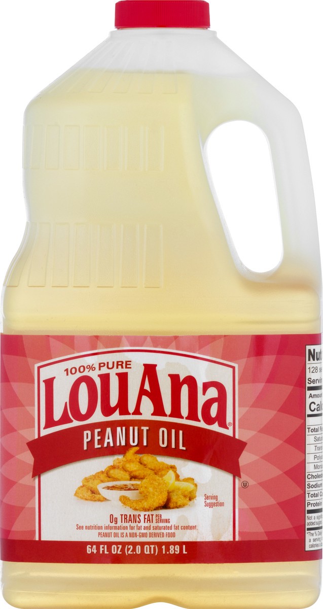 slide 7 of 13, LouAna 100% Pure Peanut Oil 64 oz, 64 fl oz