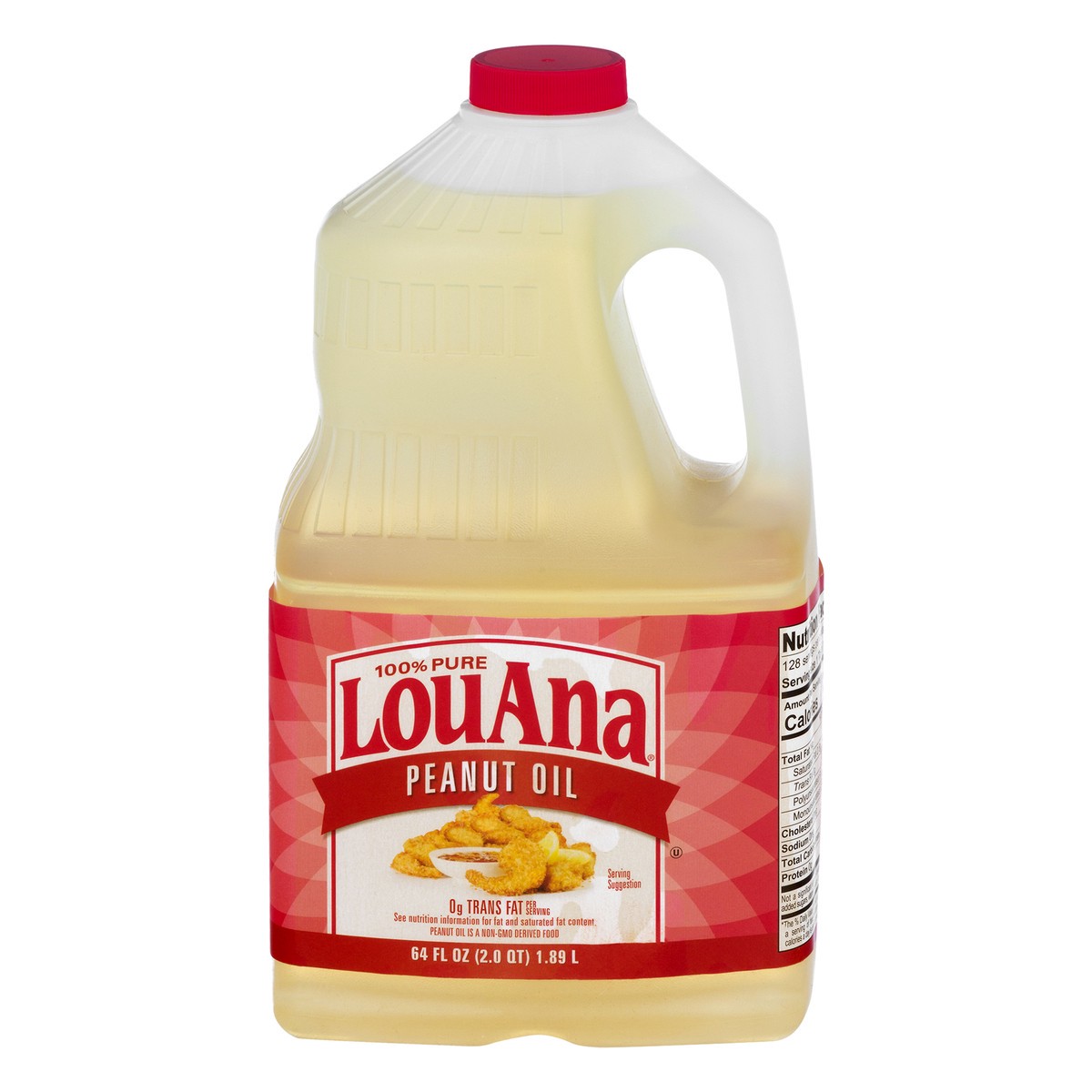 slide 1 of 13, LouAna 100% Pure Peanut Oil 64 oz, 64 fl oz