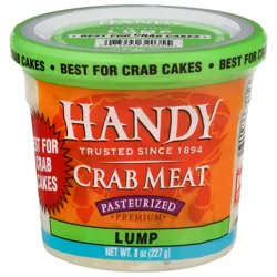 Handy Wild Caught Premium Lump Crab Meat Fresh