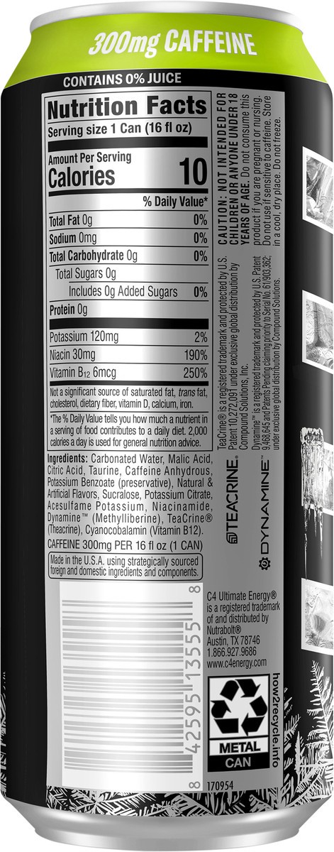 slide 3 of 13, C4 Ult Tropical Tundra Frost, 16 oz