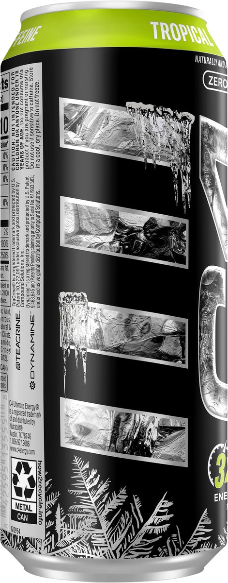 slide 12 of 13, C4 Ult Tropical Tundra Frost, 16 oz