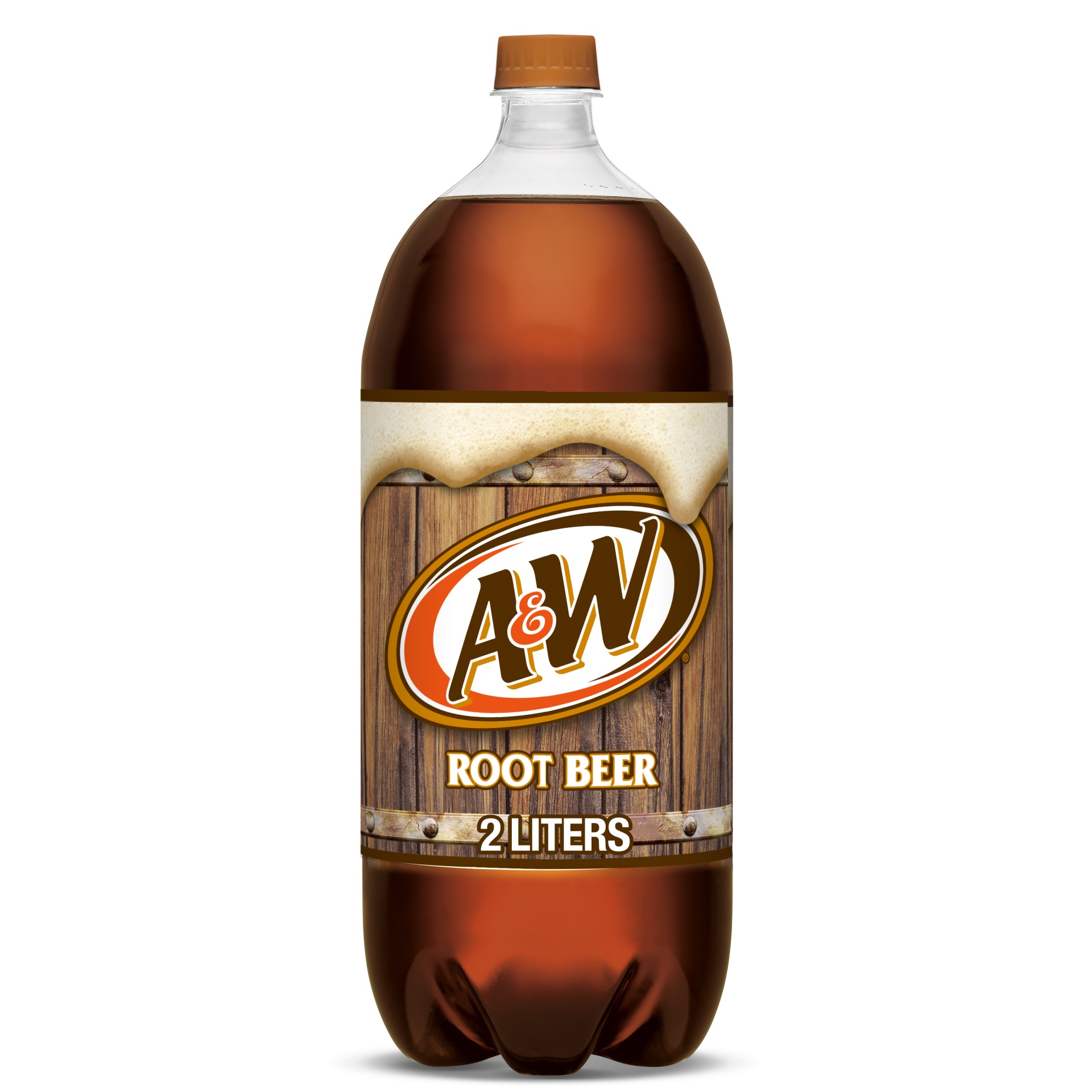 slide 1 of 2, A&W Root Beer Bottle, 2 liter