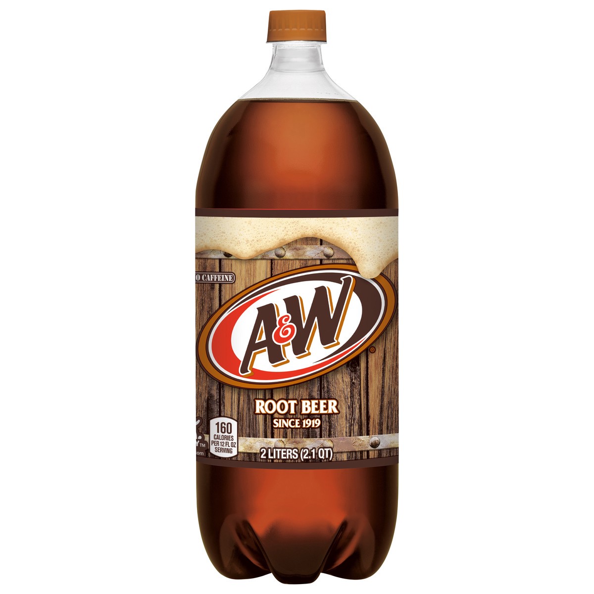 slide 10 of 10, A&W Root Beer Soda, 2 L bottle, 2 liter