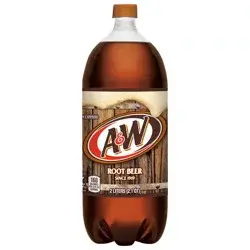 A&W No Caffeine Root Beer Soda 2 lt Bottle