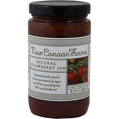 slide 1 of 1, New Canaan Farms Sugar-Free Strawberry Jam, 9.5 oz