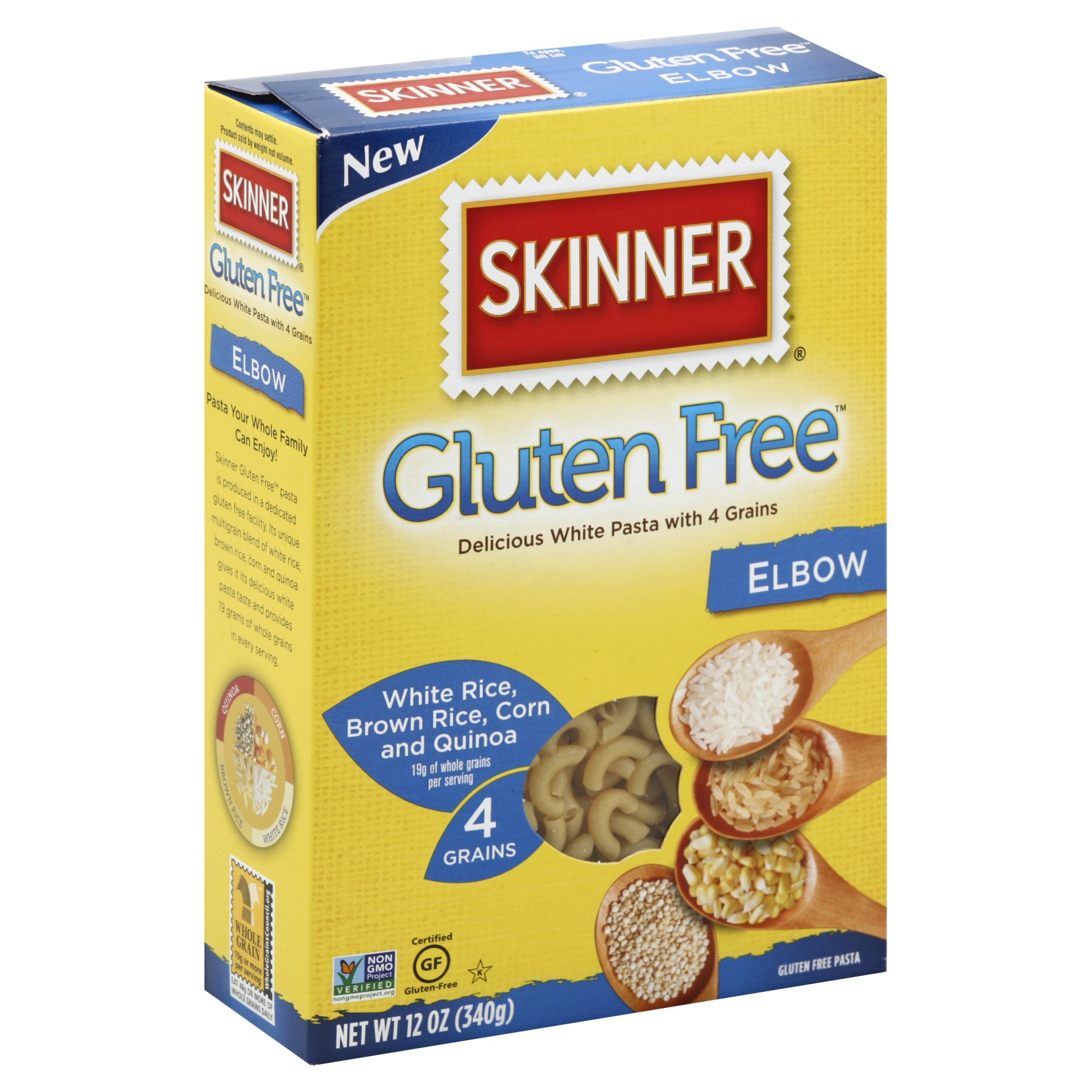 slide 1 of 1, Skinner Gluten Free Elbow Pasta, 12 oz