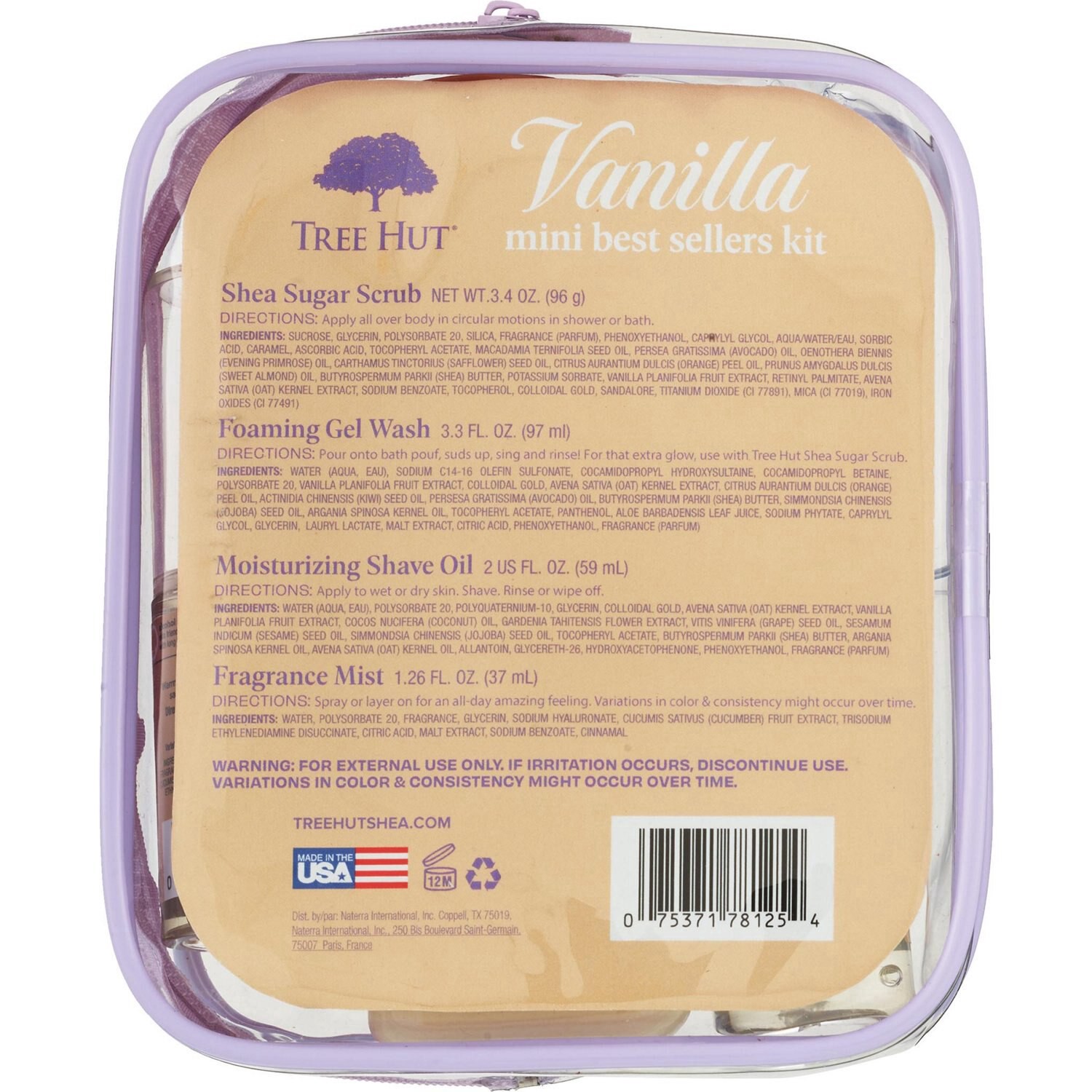 slide 2 of 2, Tree Hut Mini Best Seller Gift Set, Vanilla, 1 ct