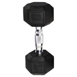 CAP Barbell Black Coated Hex Dumbbell