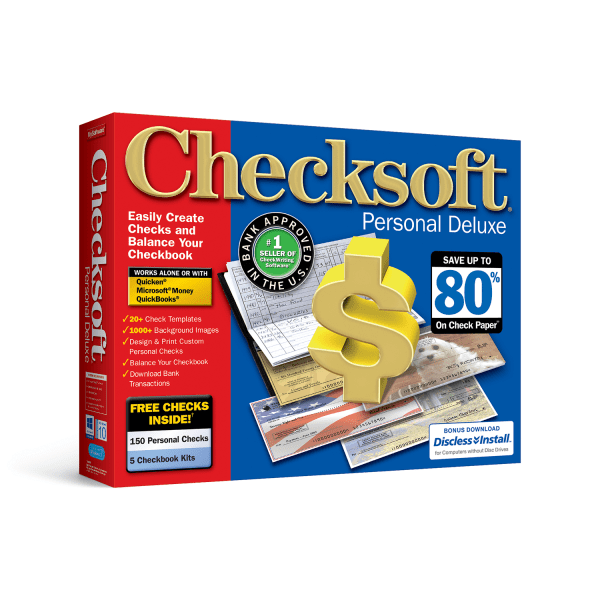 slide 1 of 2, Avanquest Checksoft Personal Deluxe Landscape, Traditional Disc, 1 ct