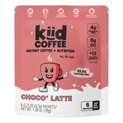 Kiid Coffee Choco Latte - 6 Ea
