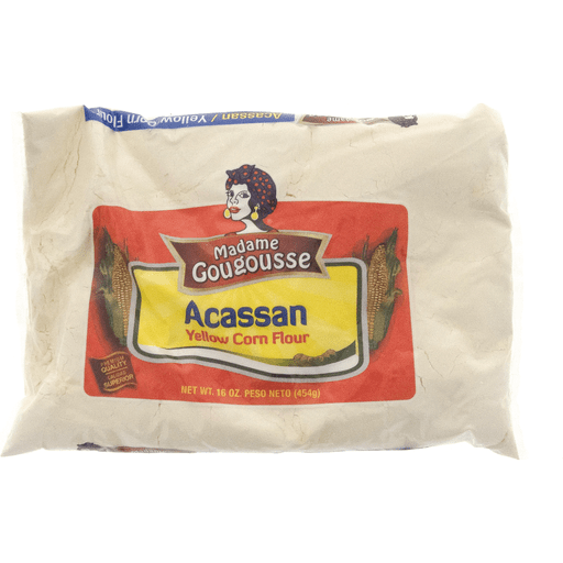 slide 1 of 1, Madame Gougousse Acassan Yellow Corn Flour, 16 oz