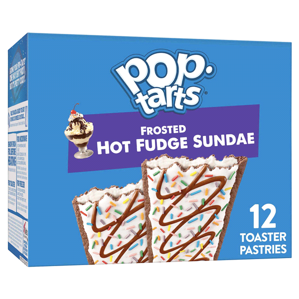 slide 1 of 1, Kellogg's Pop Tarts Toaster Pastries Hot Fudge Sundae, 20.3 oz