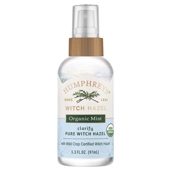 slide 1 of 1, Humphrey's Clarify Pure Witch Hazel Organic Mist, 3.3 fl oz