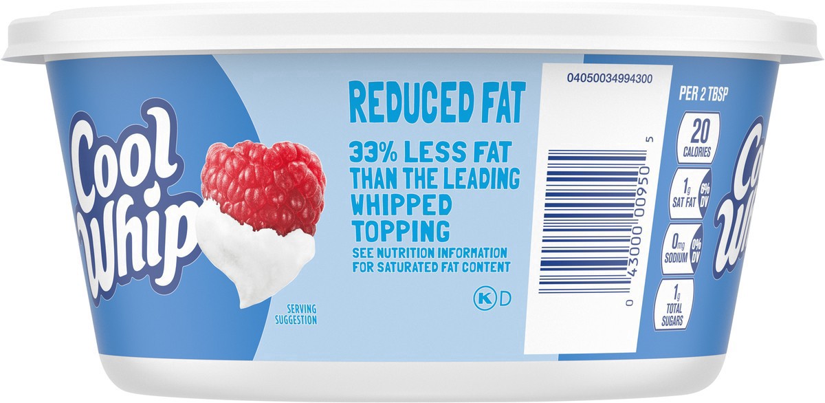 slide 10 of 13, Cool Whip Whipped Topping Reduced Fat 8 oz, 8 oz