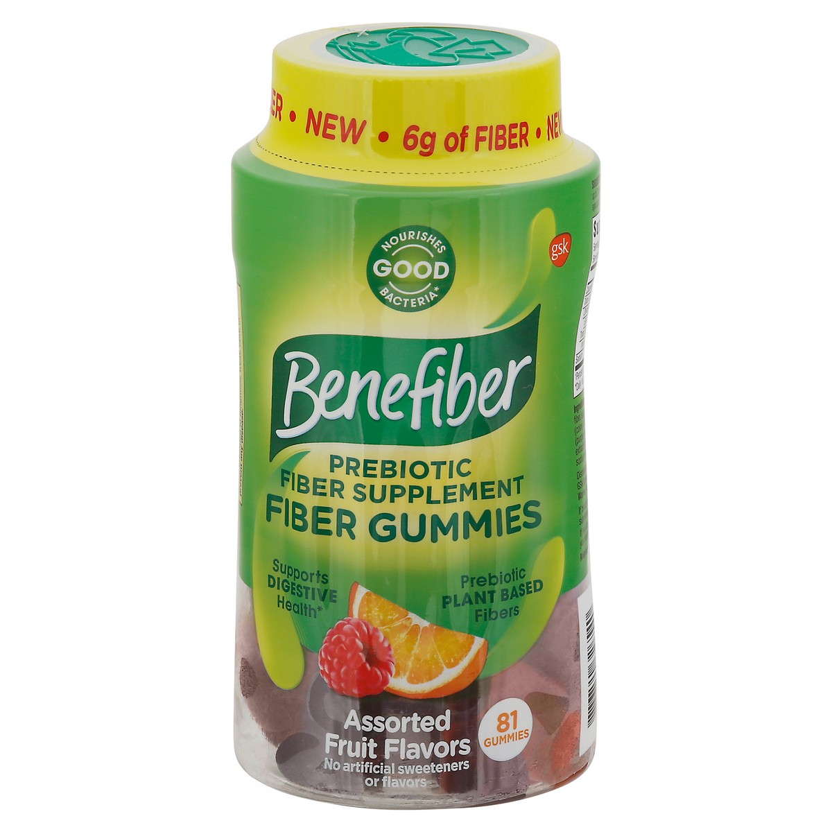 slide 1 of 67, Benefiber Assorted Fruit Flavors Prebiotic Fiber Supplement 81 Gummies, 81 ct
