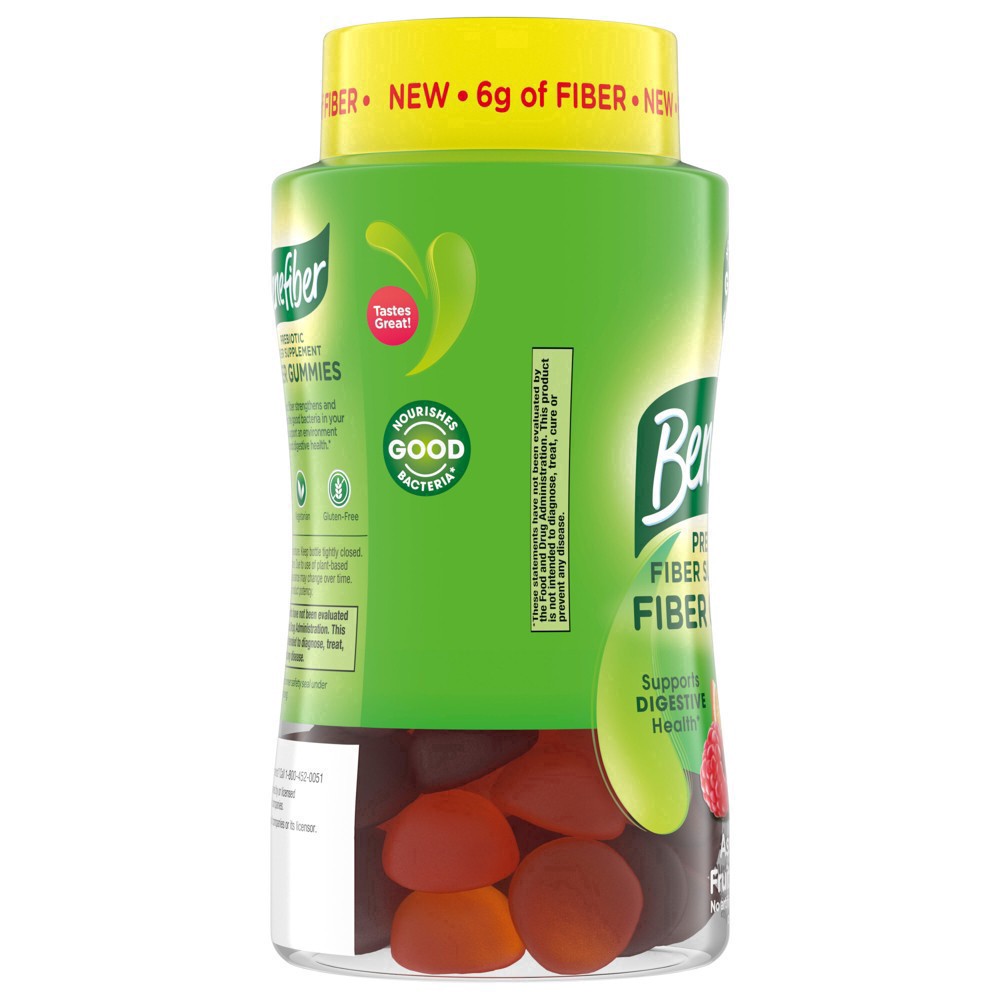 slide 17 of 67, Benefiber Assorted Fruit Flavors Prebiotic Fiber Supplement 81 Gummies, 81 ct