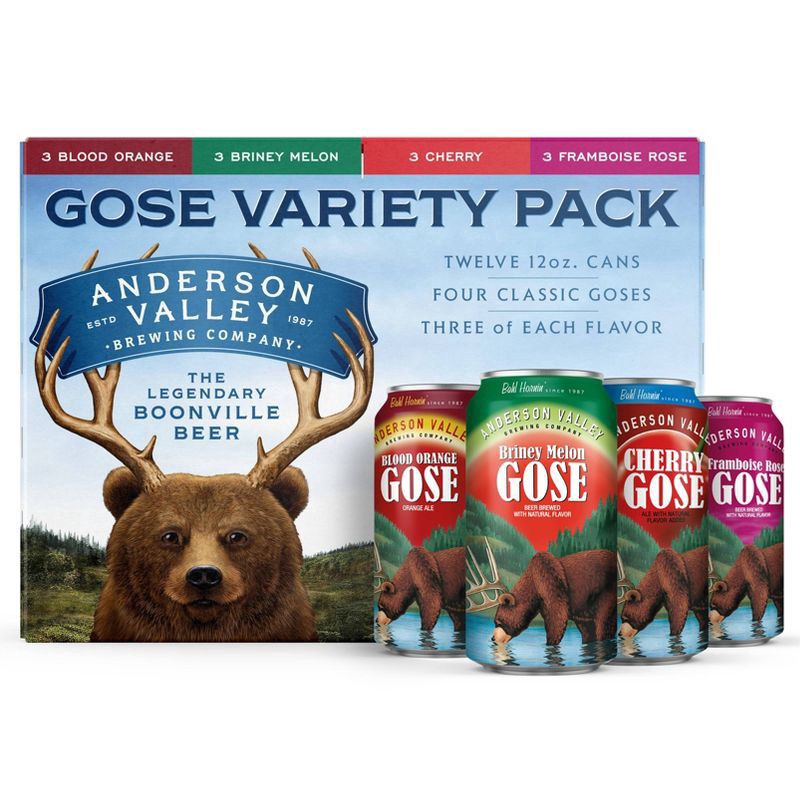 slide 2 of 5, Anderson Valley Brewing Company Anderson Valley Gose Variety - 12pk/12 fl oz Cans, 12 ct; 12 fl oz