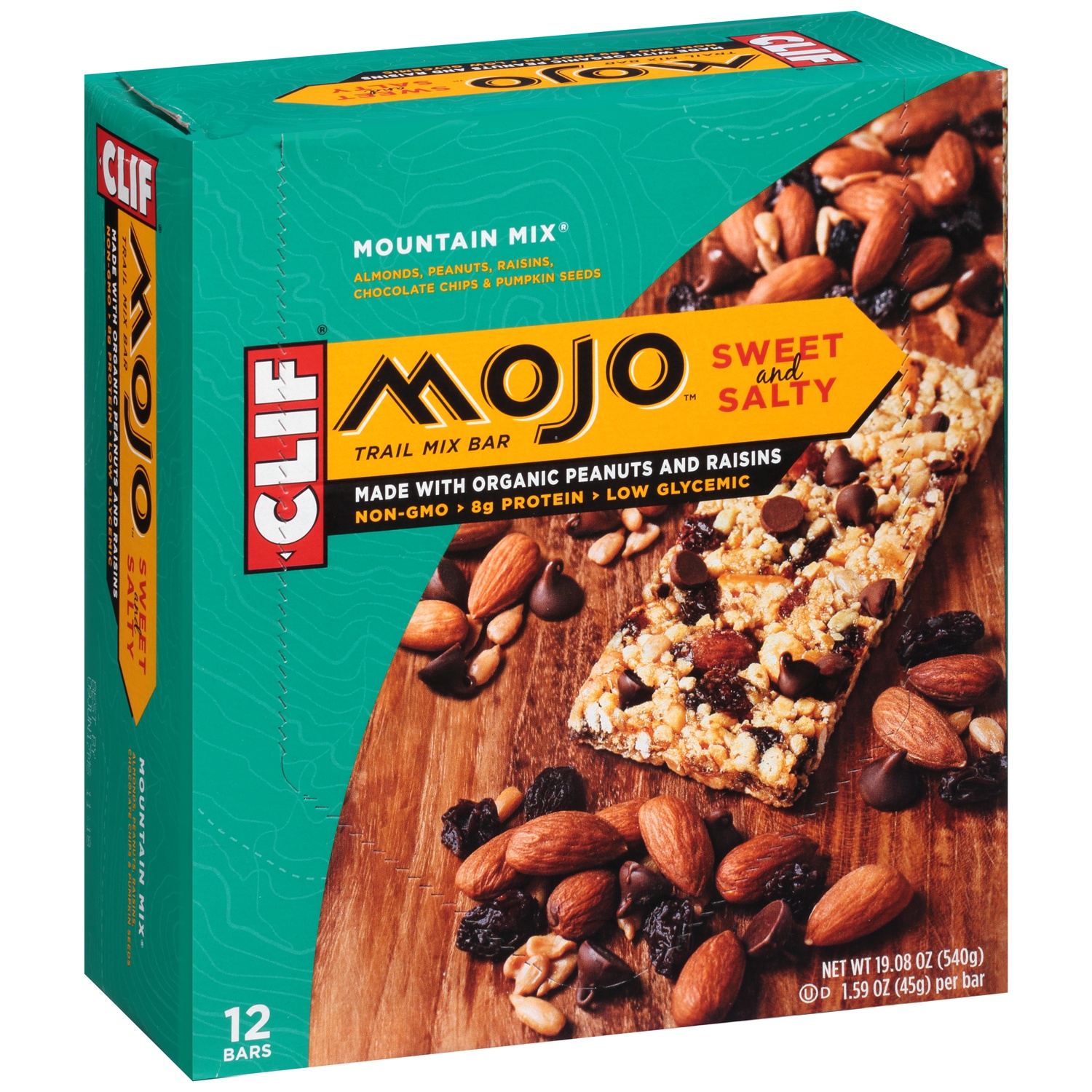 slide 1 of 1, CLIF Trail Mix Bar 12 ea, 12 ct