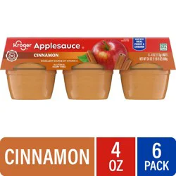 Kroger Cinnamon Applesauce Cups