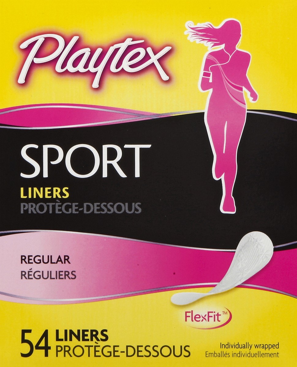 slide 4 of 4, Playtex Panty Liners, 54 ct