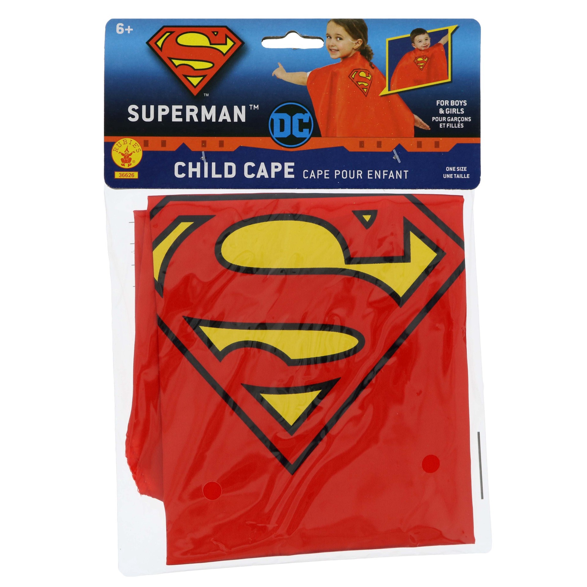 slide 1 of 1, Rubie's Costume Rubies Children's Superman Cape - Red, 1 ct