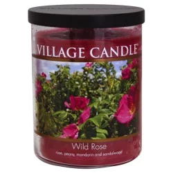 Village Candle Wild Rose Candle 14 oz